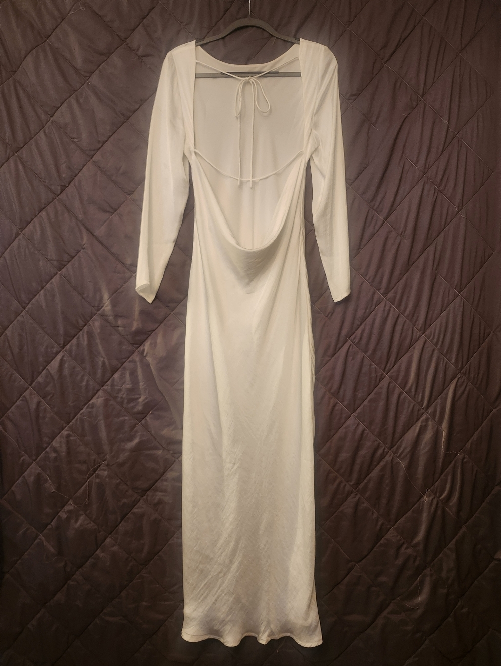 Bardot Cream Long-Sleeve Maxi Dress - Picture 2 of 8